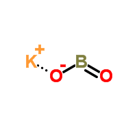Boric acid (HBO2),potassium salt, hydrate (3:4) (8CI,9CI)